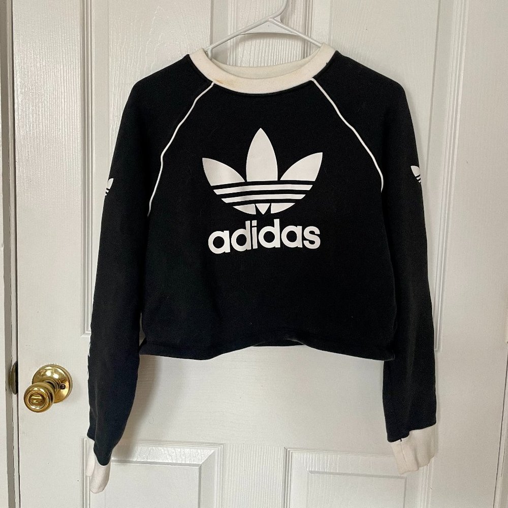 Adidas Originals Winter Ease Cropped Sweatshirt (Size Small)